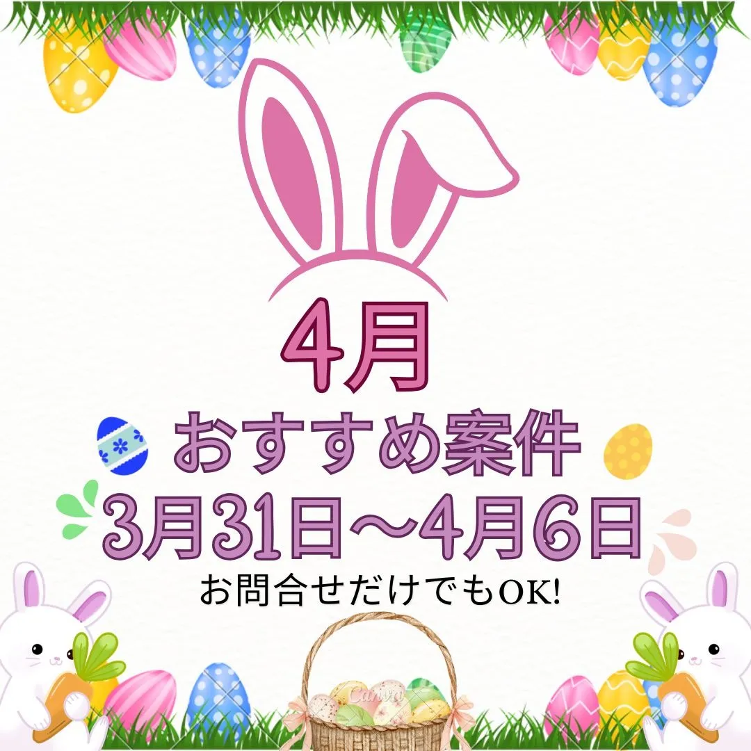 【おすすめ案件】3/31~4/6